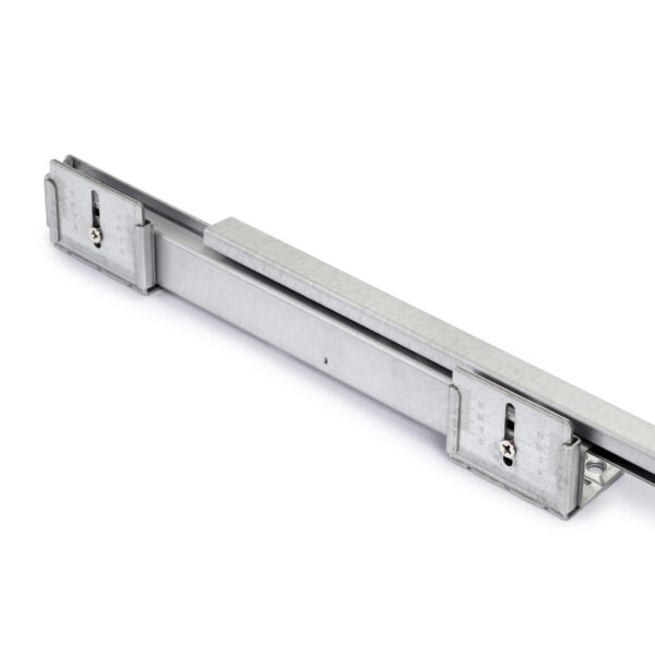 Emuca Kit de 7 porte-pantalons, 1 plateau et 1 cadre coulissant à fermeture douce pour armoires, réglable, module 800mm, Gris pierre – Image 10