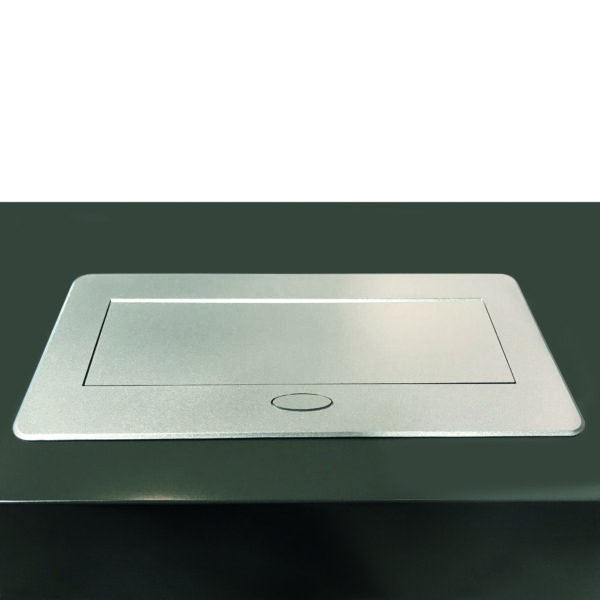 Emuca Multiconnecteur Atom 26 A+C pour bureau, EU, Peint en aluminium, Acier et Plastique et Zamak. – Image 2