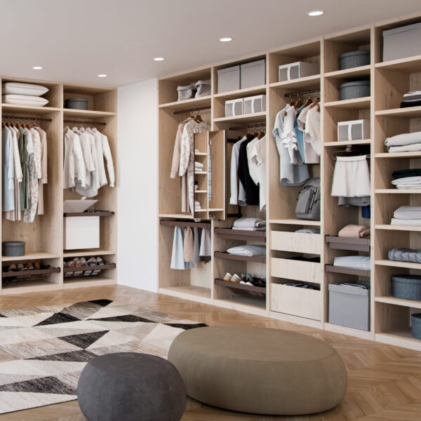Emuca Miroir extractible pour l'intérieur de l'armoire, Peint gris pierre, Acier et Plastique et Verre – Image 3
