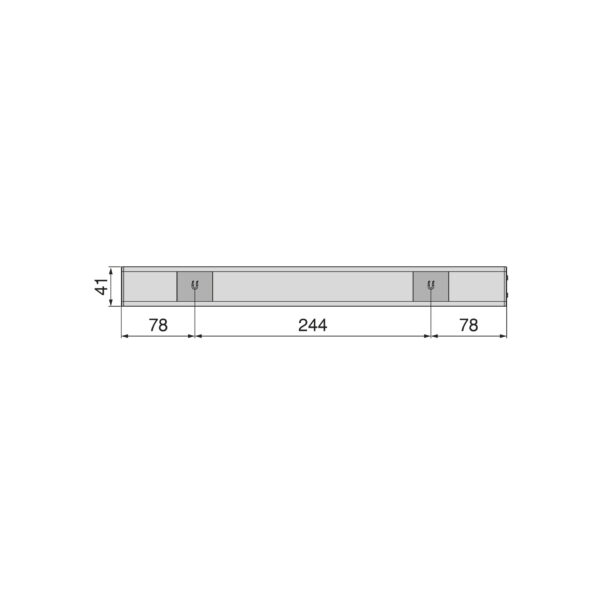 Emuca Luminaire LED Kaus Black rechargeable par usb avec capteur tactile, 400mm, Peint en noir, Plastique et Aluminium – Image 8