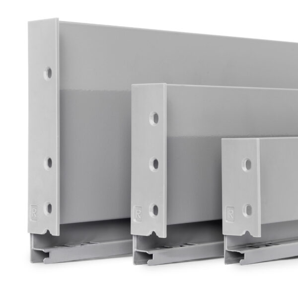 Emuca Tiroir extérieur Vertex 40kg hauteur 93mm, profondeur 350mm Acier, Gris peint – Image 3
