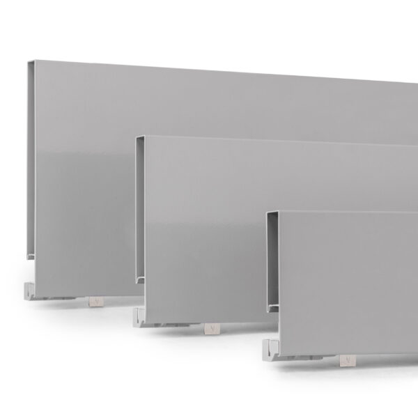 Emuca Tiroir extérieur Vertex 40kg hauteur 131mm, profondeur 450mm, Acier, Gris peint – Image 2