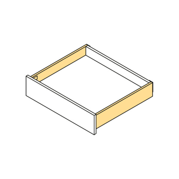 Emuca Tiroir extérieur Vertex 40kg, hauteur 93mm, profondeur 450mm, Acier, Gris antracite – Image 6