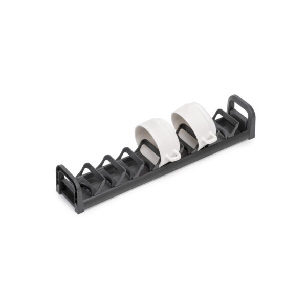 Emuca Orderbox porte-tiroir pour tiroir, 90x470mm, Aluminium et Plastique, Gris antracite – Image 5