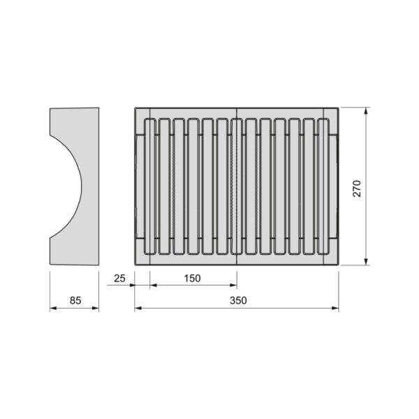 Emuca Kit de rangement pour assiettes, 13 assiettes maximum, plastique, blanc – Image 10
