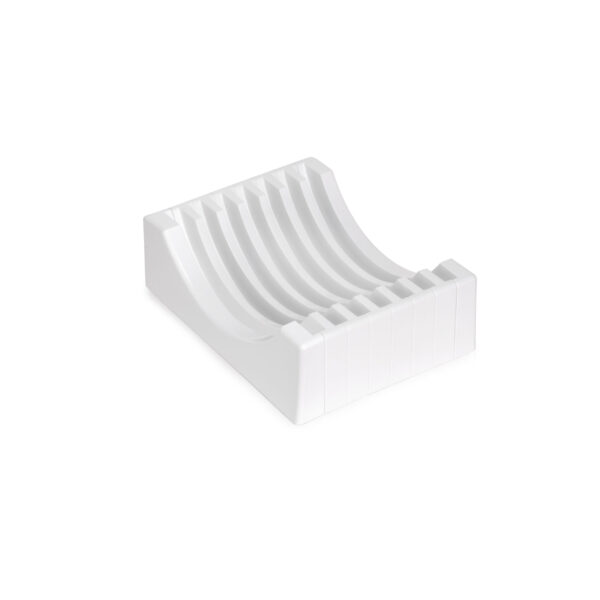 Emuca Kit de rangement pour assiettes, 13 assiettes maximum, plastique, blanc – Image 5