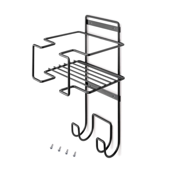 Emuca Porte-fer et planche à repasser, Acier, Gris anthracite