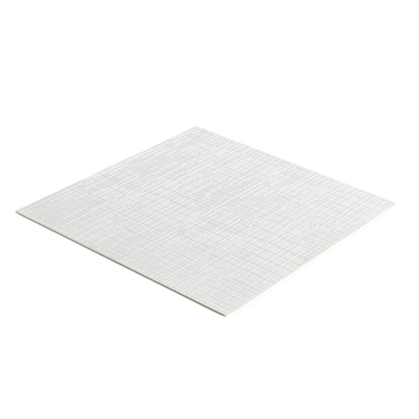 Emuca Tapis antidérapant pour tiroirs, Net, longueur 20m x 480mm, Plastique, Blanc