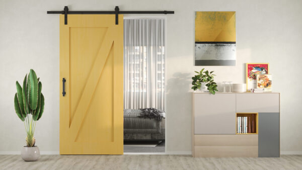 Emuca Poignée pour portes coulissantes en bois Pasadena, Longueur 240 mm, entraxe 180 mm, Acier, Noir texturé – Image 2
