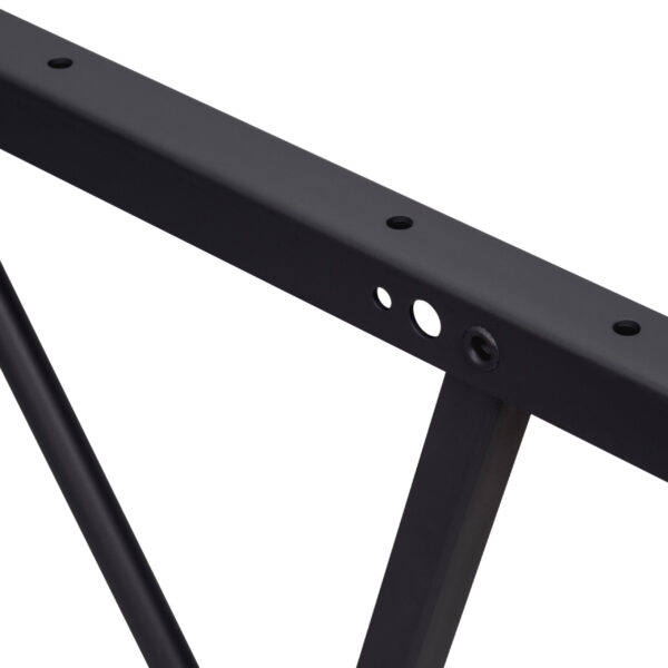 Emuca Ensemble de mécanismes de levage pour tables basses, permette elevare la mesa 192mm, Acier, Peint en noir – Image 7