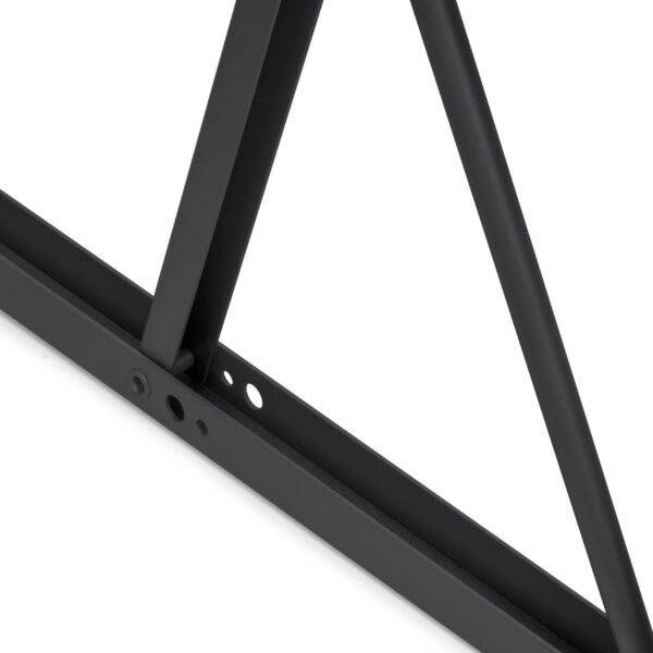 Emuca Ensemble de mécanismes de levage pour tables basses, permette elevare la mesa 192mm, Acier, Peint en noir – Image 8