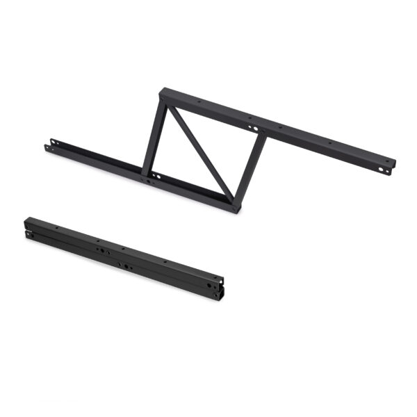 Emuca Ensemble de mécanismes de levage pour tables basses, permette elevare la mesa 192mm, Acier, Peint en noir – Image 9