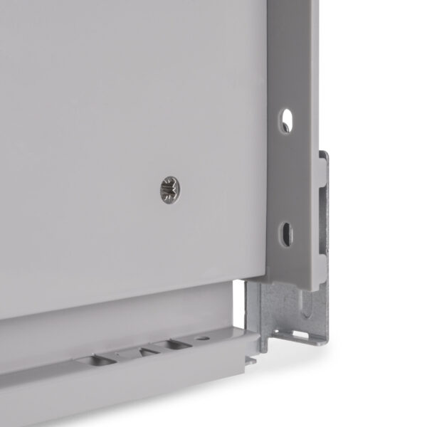 Emuca Tiroir extérieur Vertex avec réglages 3D hauteur 178 mm, 40kg, profondeur 450mm, Acier, Peint en aluminium – Image 6