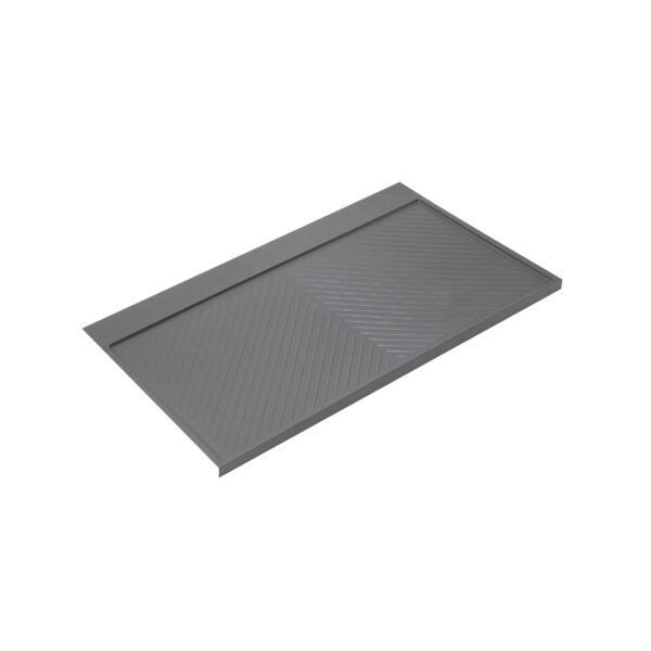 Emuca Protecteurs fond pour la cuisine Sink, M100, 967x580mm, épaisseur de la planchet 16mm, découpable, Plastique, Gris antracite
