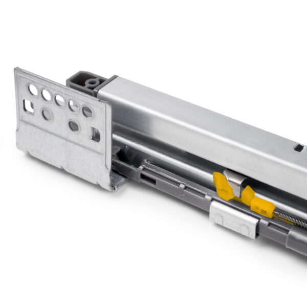 Emuca Rack avec glissières à extension totale et à fermeture douce pour accessoires d'armoire Quartz, 812-838mm, Aluminium et plastique, Titane – Image 16