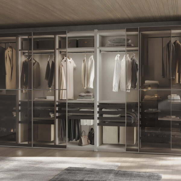 Emuca Rack avec glissières à extension totale et à fermeture douce pour accessoires d'armoire Quartz, 562-588mm, Aluminium et plastique, Titane – Image 4