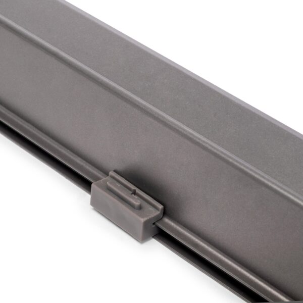 Emuca Rack avec glissières à extension totale et à fermeture douce pour accessoires d'armoire Quartz, 562-588mm, Aluminium et plastique, Titane – Image 12