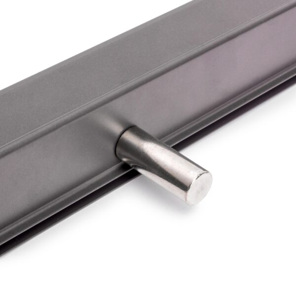 Emuca Rack avec glissières à extension totale et à fermeture douce pour accessoires d'armoire Quartz, 562-588mm, Aluminium et plastique, Titane – Image 13