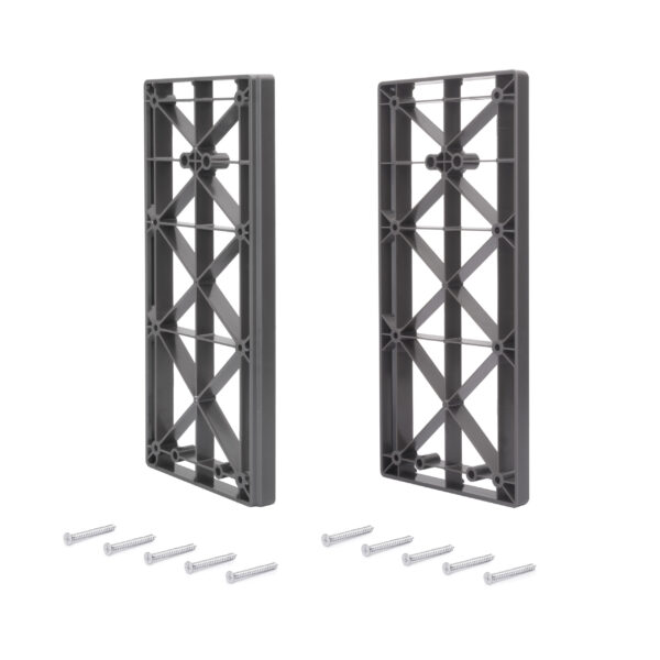 Emuca Accessoire latéral pour penderie rabattable pour armoire Sway, Plastique, Titane