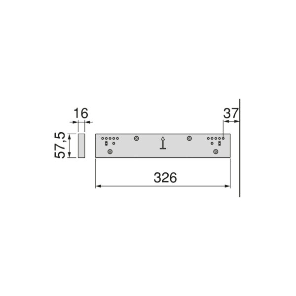 Emuca Ensemble de 2 Entretoise latérale pour le cadre Quartz, Plastique, Titane – Image 10