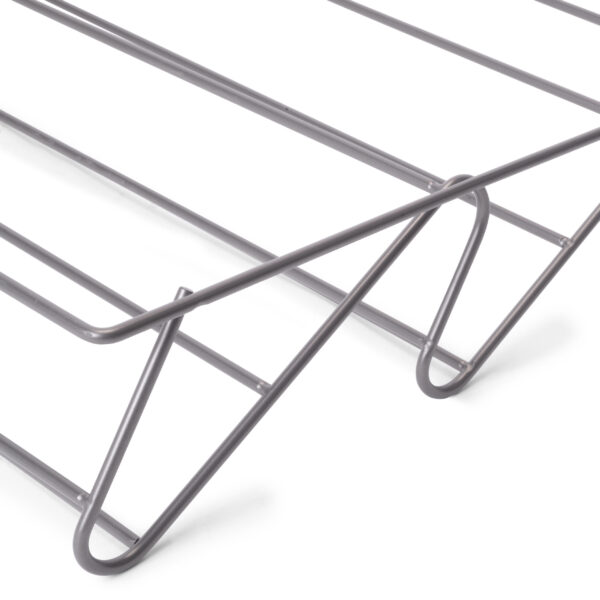 Emuca Kit tiroir à chaussures et rack ajustable Quartz pour armoires, glissières extension totale et à fermeture douce, Module 70cm, Finition Titane – Image 5