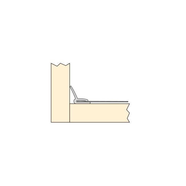 Emuca Protecteur de fond pour meuble de cuisine, 16mm, module 800mm, 768x580mm, Plastique et Aluminium, Aluminium naturel – Image 9