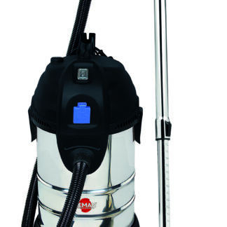ASPIRATEUR SYNCHRO 30L 1400W CUVE INOX DECOLMATAGE MANUEL