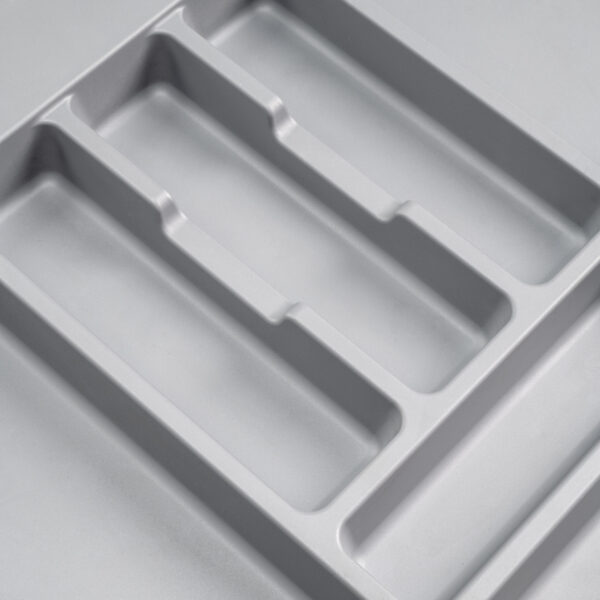 Emuca Range-couverts Optima pour tiroir universel, module 450mm, Plastique, Gris – Image 5