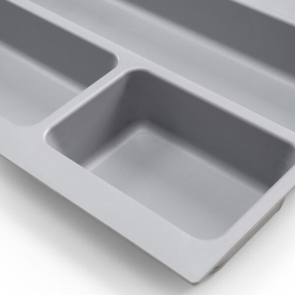 Emuca Range-couverts Optima pour tiroir universel, module 450mm, Plastique, Gris – Image 6