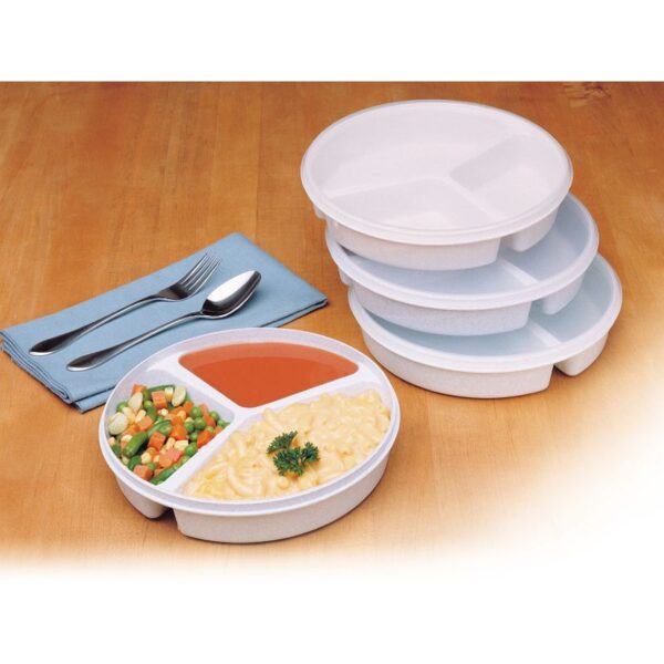 Rebord d'assiette incurvé - Blanc – Image 8