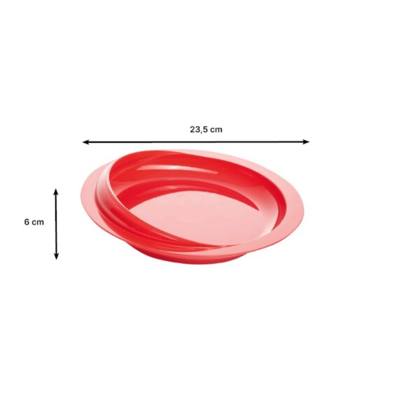 Assiette à rebord - Blanc – Image 4