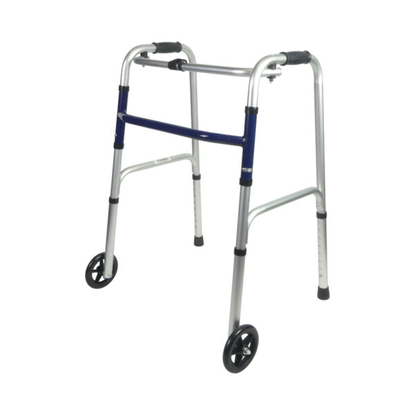 Cadre de marche pliant - Avec roues – Image 3