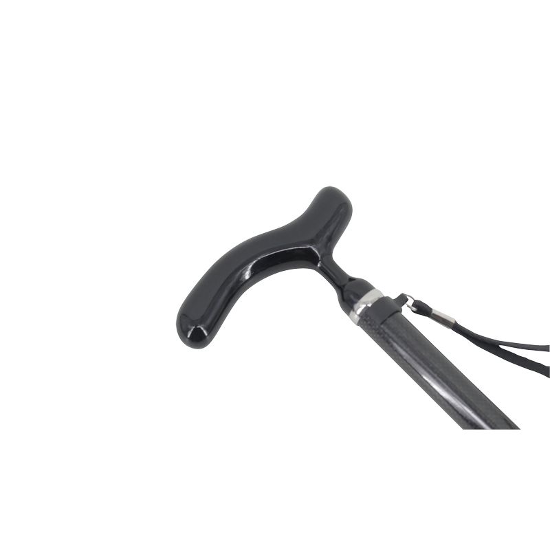 Canne de marche en carbone fixe ou pliable - Bois de rose - Fixe – Image 5