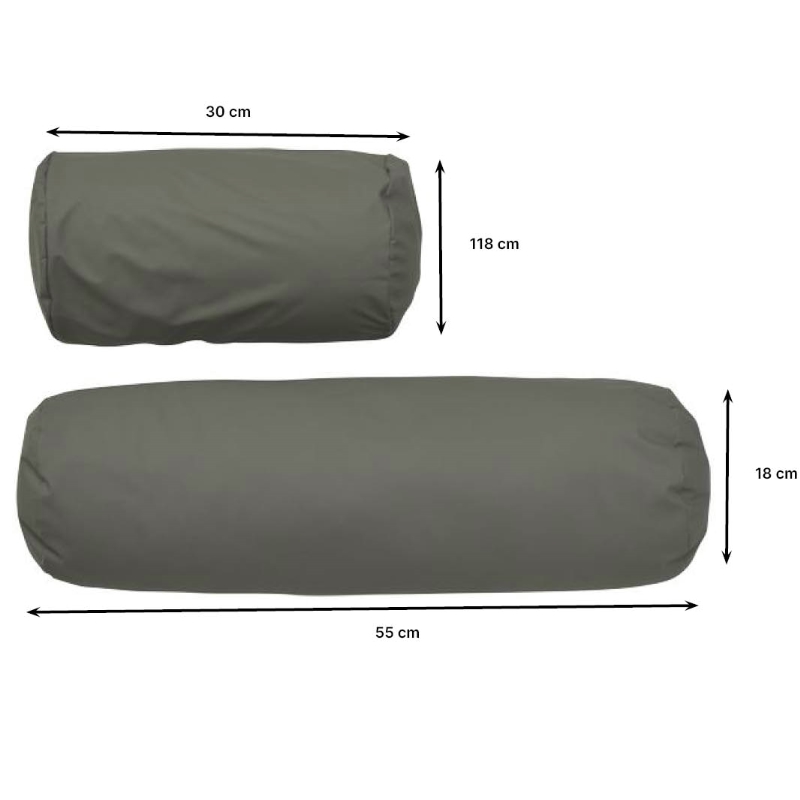 Coussin cylindrique Positpro - Aubergine - Standard – Image 5