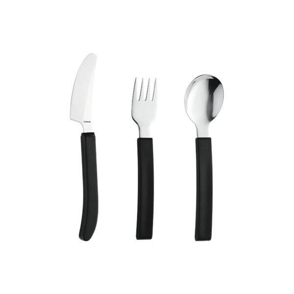 Ensemble 3 couverts ergonomiques Amefa - Modèle droitier – Image 4