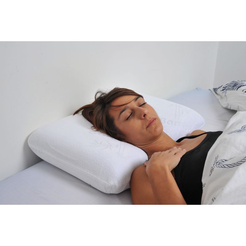 Oreillers naturels à mémoire de forme Vegelya - Grand cervical – Image 5