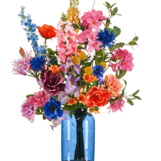 Kunstbloemen en pot. Plante verte type Kunstbloemen, livrée en pot, idéale pour intérieur lumineux.