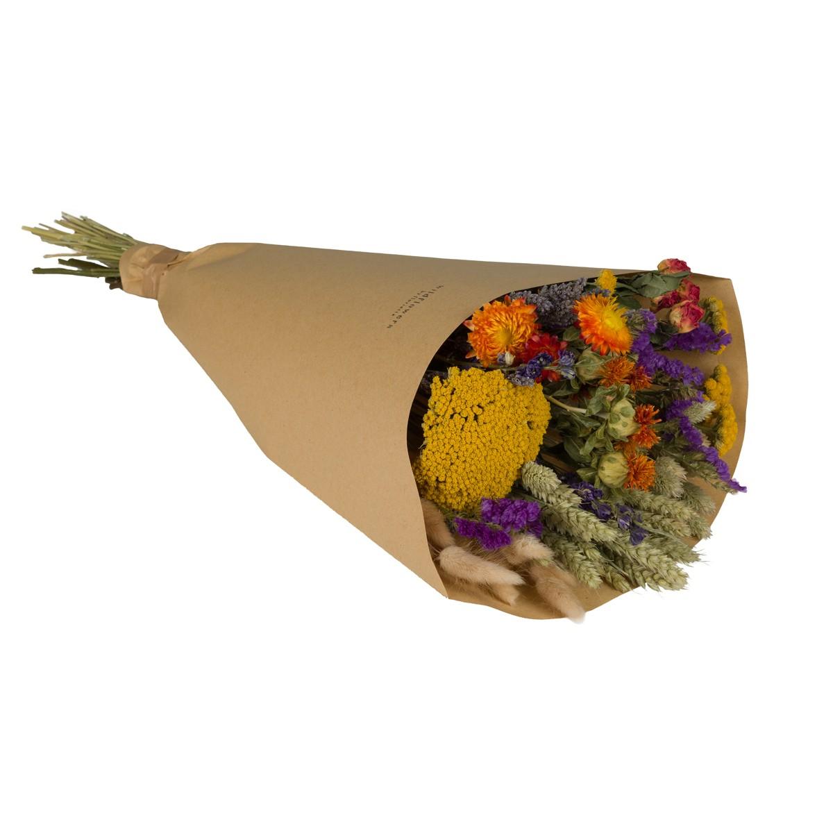 Droogbloemen en pot  Hauteur 60cm. Plante verte type Droogbloemen, livrée en pot, idéale pour intérieur lumineux.