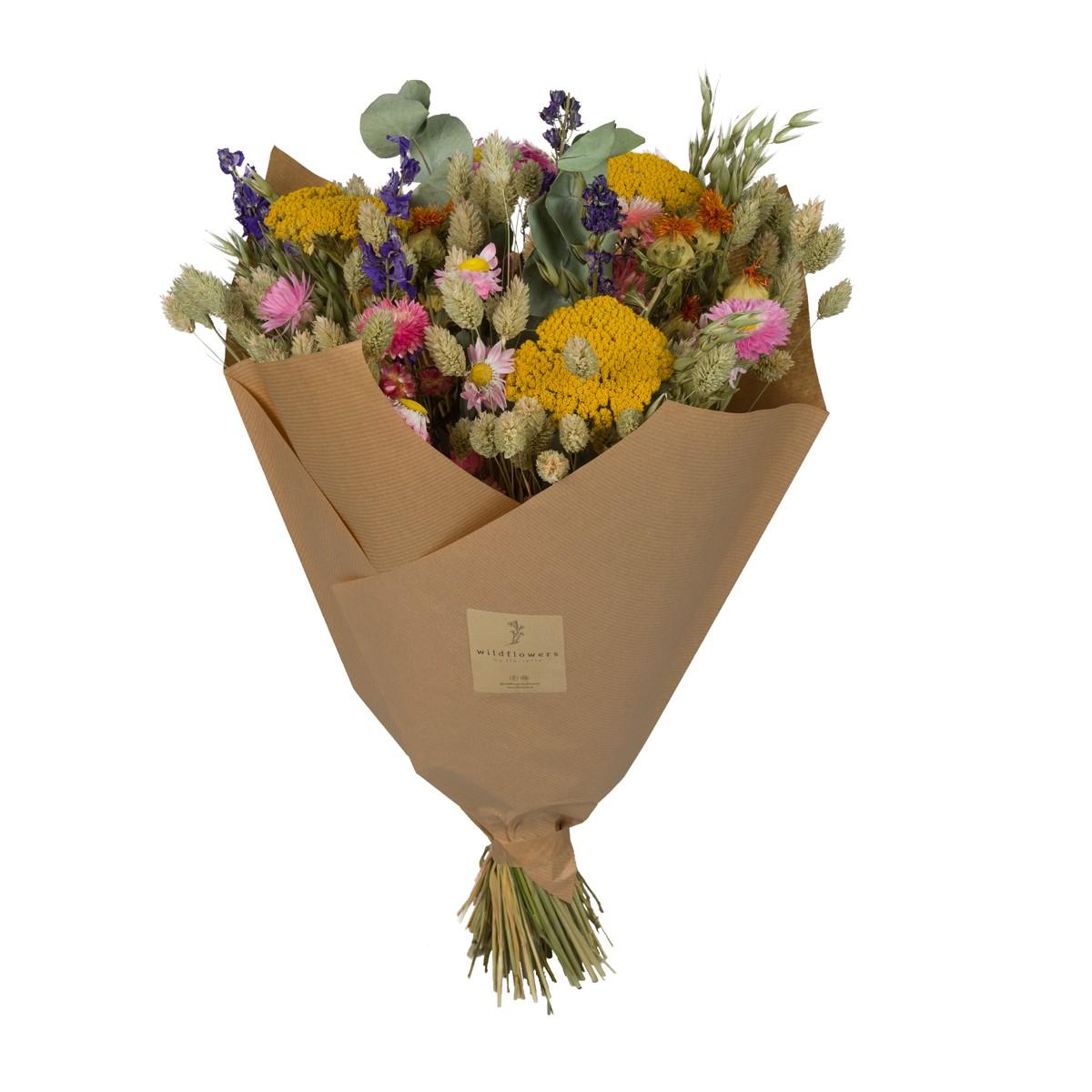 Droogbloemen en pot  Hauteur 60cm. Plante verte type Droogbloemen, livrée en pot, idéale pour intérieur lumineux.