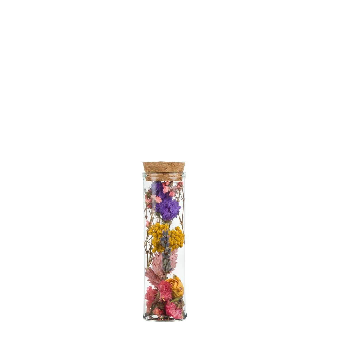 Droogbloemen en pot  Hauteur 10cm. Plante verte type Droogbloemen, livrée en pot, idéale pour intérieur lumineux.