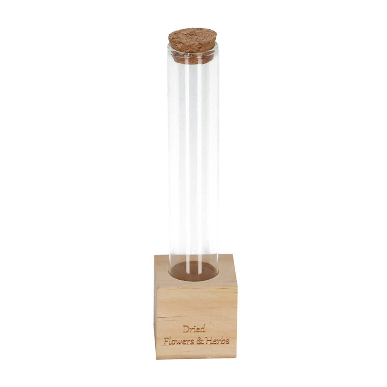 Wooden Dried flower stand en pot. Plante verte type Wooden Dried flower stand, livrée en pot, idéale pour intérieur lumineux.