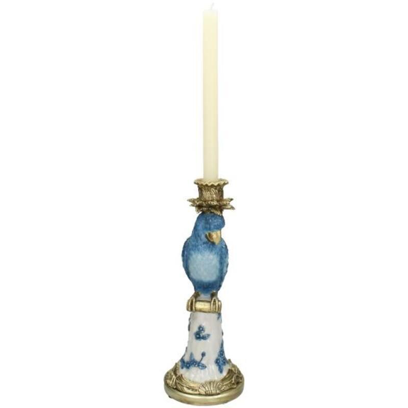 Kandelaar met Blauwe Vogel en pot. Plante verte type Kandelaar met Blauwe Vogel, livrée en pot, idéale pour intérieur lumineux. – Image 3