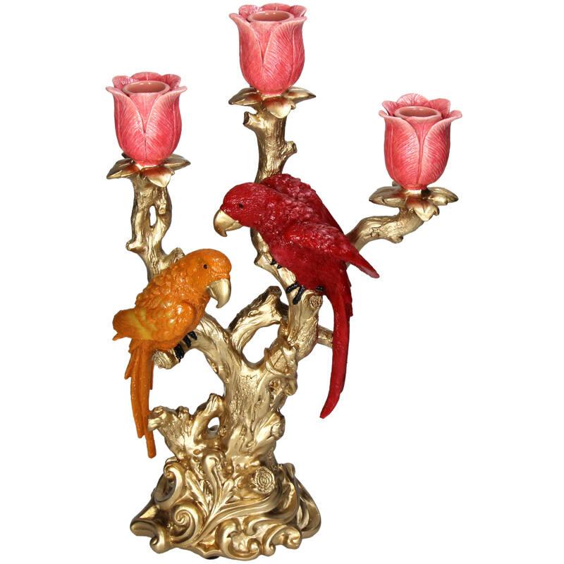 Vogel Kandelaar van Polyresin  Sfeervol en Artistiek en pot. Plante verte type Vogel Kandelaar van Polyresin  Sfeervol en Artistiek, livrée en pot, idéale pour intérieur lumineux. – Image 2