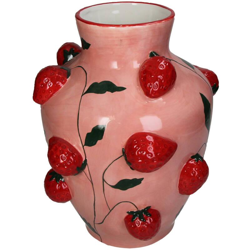 Vaas Aardbei Dolomiet 25,3 cm en pot. Plante verte type Vaas Aardbei Dolomiet 25,3 cm, livrée en pot, idéale pour intérieur lumineux.