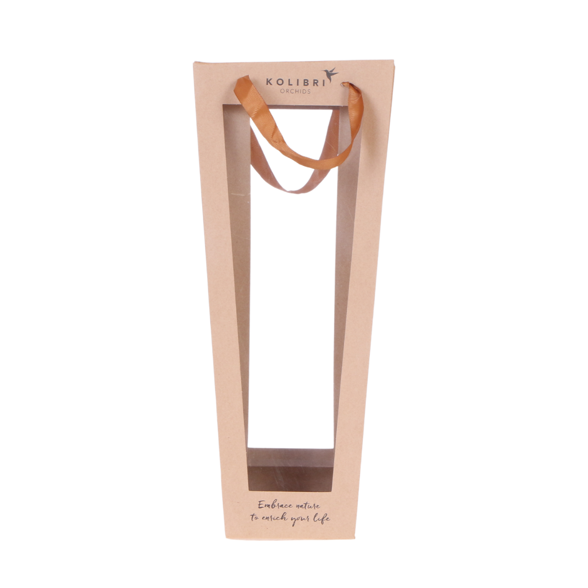 Kolibri Company I Cadeau tasje voor Orchidee met Sierpot 9cm en pot. Plante verte type Kolibri Company I Cadeau tasje voor Orchidee met Sierpot 9cm, livrée en pot, idéale pour intérieur lumineux.