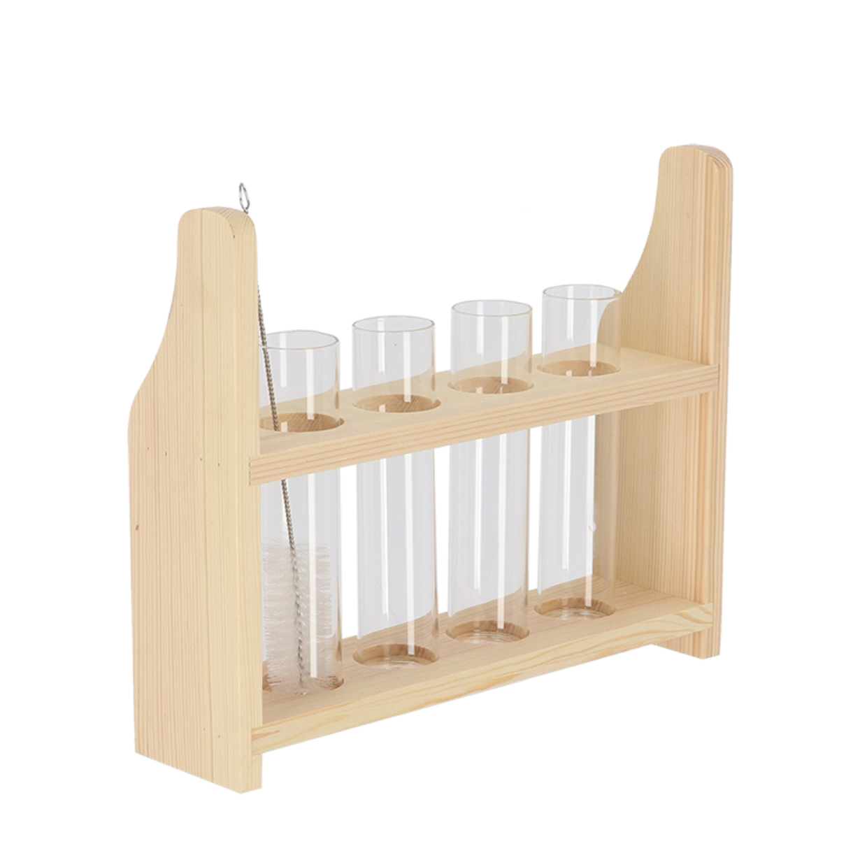 Reageerbuisstandaard S en pot. Plante verte type Reageerbuisstandaard S, livrée en pot, idéale pour intérieur lumineux.