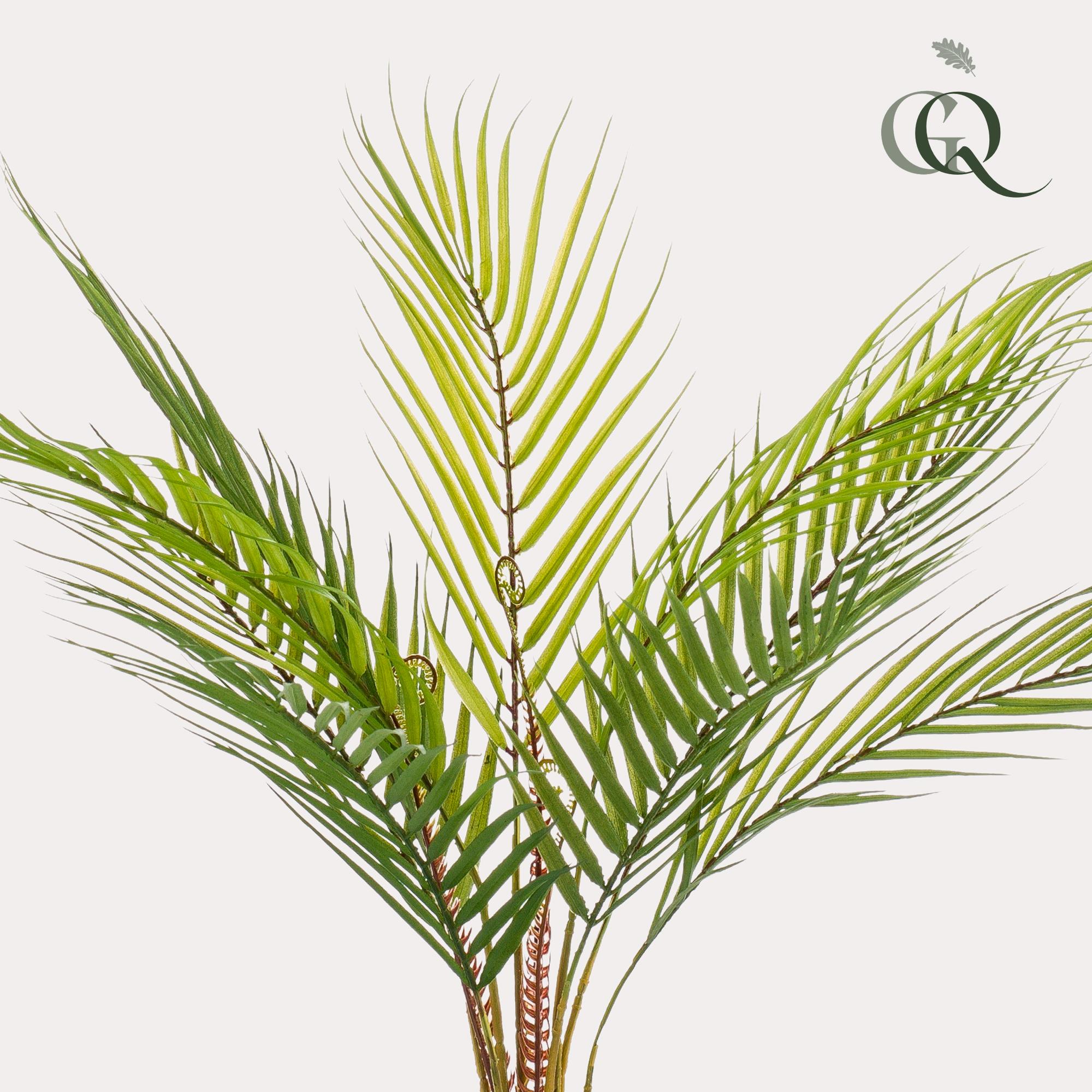 Kunstplant en pot. Plante verte type Kunstplant, livrée en pot, idéale pour intérieur lumineux. – Image 2