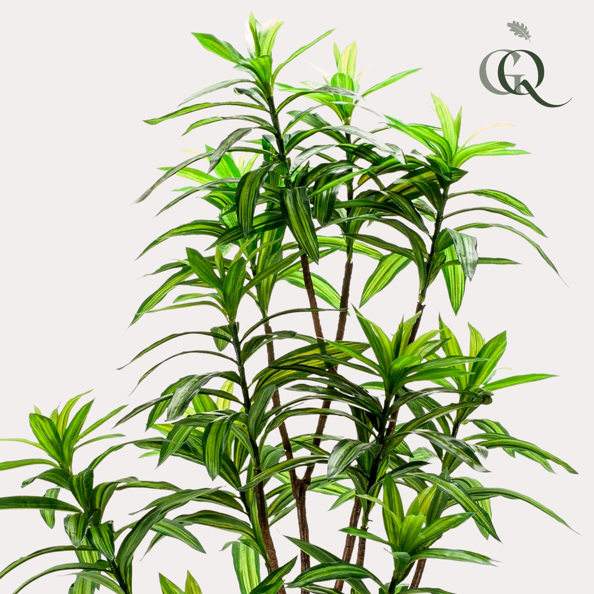 Kunstplant en pot. Plante verte type Kunstplant, livrée en pot, idéale pour intérieur lumineux. – Image 2