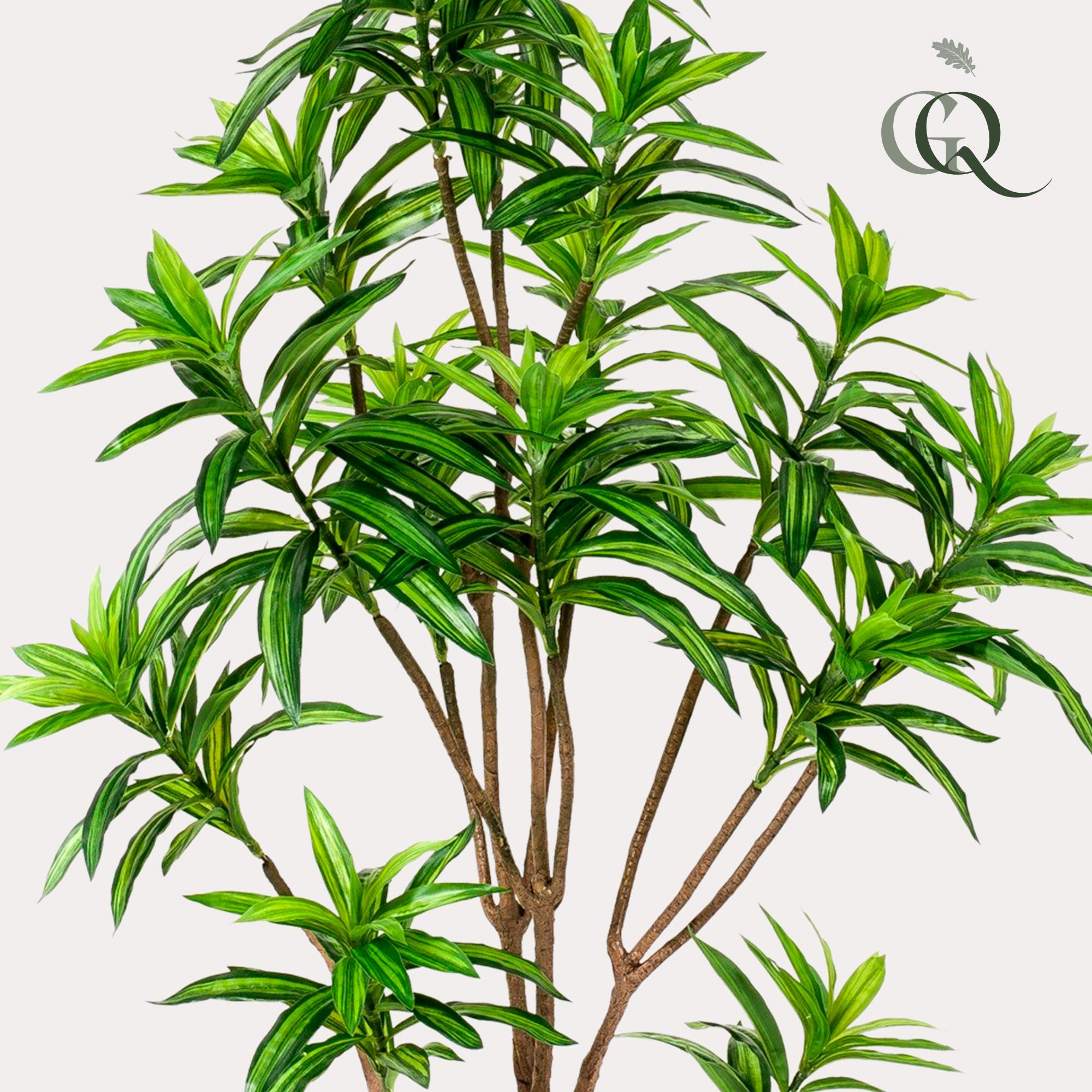 Kunstplant en pot. Plante verte type Kunstplant, livrée en pot, idéale pour intérieur lumineux. – Image 2