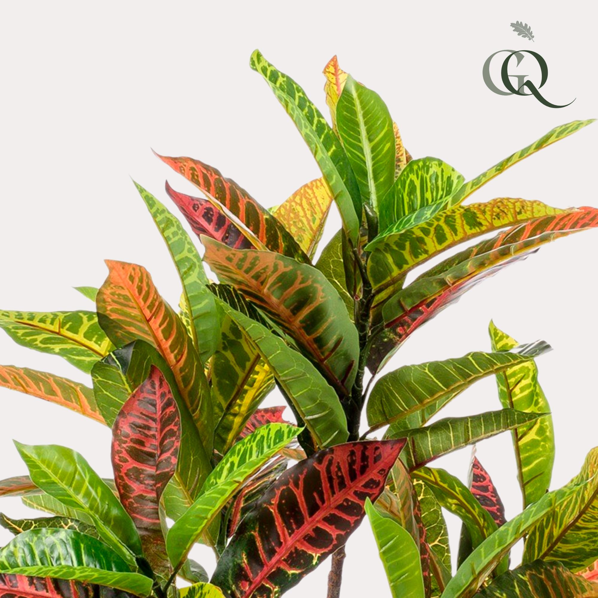 Kunstplant en pot. Plante verte type Kunstplant, livrée en pot, idéale pour intérieur lumineux. – Image 2
